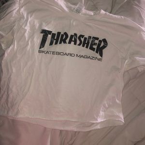 cropped thrasher t-shirt